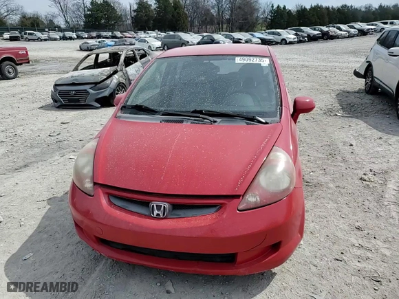 2007 Honda Fit with VIN JHMGD38407S048235, listed as a Copart auction lot 49092735 with 82,505 mi miles and Clean Title. Bid and sale history available at carsss.com. Image 12.