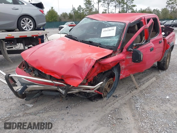 2002 Toyota Tacoma PreRunner with VIN 5TEGN92N92Z883581, listed as a IAAI auction lot 41618699 with Not Provided miles and . Bid and sale history available at DreamBid. Image 6.