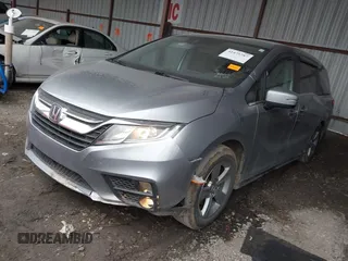 2020 Honda Odyssey EX with VIN 5FNRL6H52LB072616, listed as a IAAI auction lot 41475787 with 184,566 mi miles and . Bid and sale history available at DreamBid. Image 17.