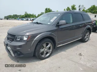 2016 Dodge Journey Crossroad z VIN 3C4PDCGG5GT143854, wystawiony jako Copart lot #59338645 z przebiegiem 125 524 mil mil oraz Czysty tytuł • Clean title. Historia ofert i sprzedaży dostępna na DreamBid. Obrazek 1.