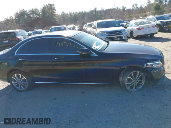 2017 Mercedes-Benz C 300 with VIN 55SWF4KB4HU206545, listed as a IAAI auction lot 41429426 with 92,107 mi miles and . Bid and sale history available at carsss.com. Image 14.