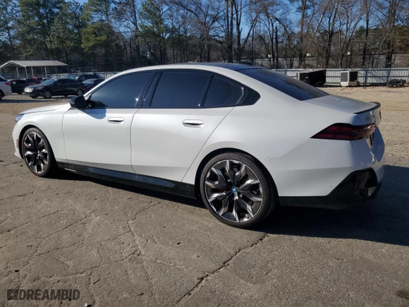 2024 BMW i5 M60 with VIN WBY43FK00RCP86174, listed as a Copart auction lot 45522685 with NaN miles and Salvage Title. Bid and sale history available at carsss.com. Image 2.