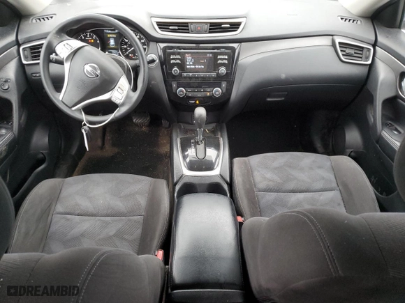 2015 Nissan Rogue S with VIN KNMAT2MV1FP552362, listed as a Copart auction lot 43741375 with 115,647 mi miles and Salvage Title. Bid and sale history available at carsss.com. Image 8.