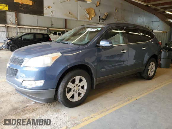 2012 Chevrolet Traverse 1LT with VIN 1GNKRGED8CJ284809, listed as a Copart auction lot 56346724 with 181,917 mi miles and Salvage Title. Bid and sale history available at DreamBid. Image 1.