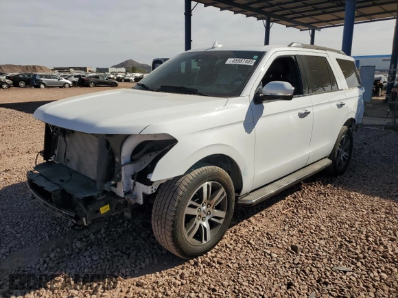 2023 Ford Expedition Limited with VIN 1FMJU2A83PEA15058, listed as a Copart auction lot 45587485 with 25,869 mi miles and Salvage Title. Bid and sale history available at carsss.com. Image 1.