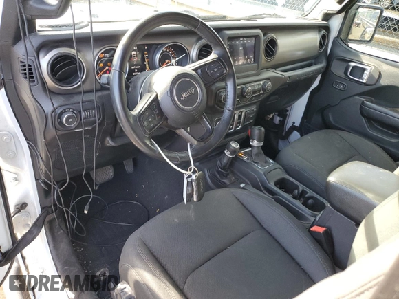 2018 Jeep Wrangler Sport with VIN 1C4GJXAN9JW331320, listed as a Copart auction lot 77883334 with 26,567 mi miles and Salvage title. Bid and sale history available at DreamBid. Image 8.