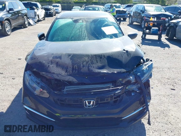2020 Honda Civic Sedan LX with VIN 2HGFC2F65LH564964, listed as a IAAI auction lot 41845557 with 119,543 mi miles. Bid and sale history available at carsss.com. Image 12.