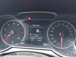 2014 Audi A4 Premium with VIN WAUBFAFL6EN025510, listed as a IAAI auction lot 41695920 with 102,033 mi miles. Bid and sale history available at carsss.com. Image 7.