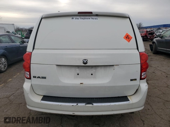 2013 Ram Cargo Van Tradesman with VIN 2C4JRGAG5DR545072, listed as a Copart auction lot 80321864 with 239,862 mi miles and Clean Title. Bid and sale history available at carsss.com. Image 6.