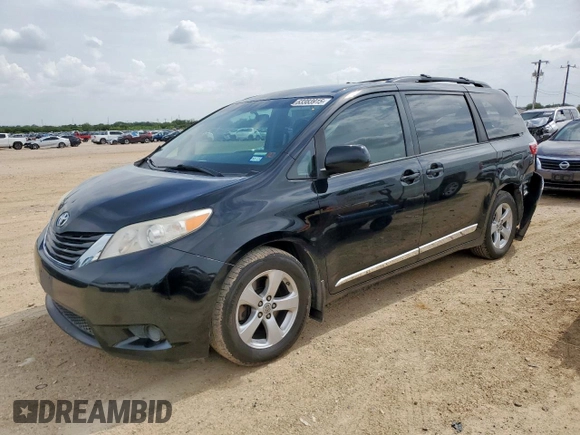 2017 Toyota Sienna LE Auto Access Seat with VIN 5TDKZ3DC3HS874582, listed as a Copart auction lot 63383915 with 155,743 mi miles and Salvage title. Bid and sale history available at DreamBid. Image 1.