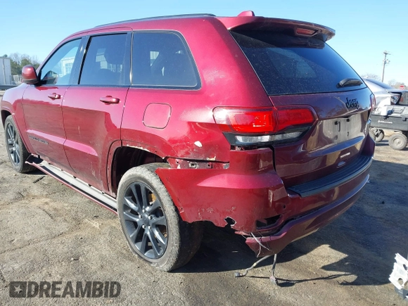 2020 Jeep Grand Cherokee Altitude z VIN 1C4RJEAG6LC392062, wystawiony jako IAAI lot #41773624 z przebiegiem 79 499 mil mil oraz . Historia ofert i sprzedaży dostępna na DreamBid. Obrazek 17.