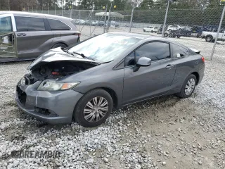 2013 Honda Civic Cpe LX with VIN 2HGFG3B57DH511272, listed as a Copart auction lot 47743905 with 130,121 mi miles and Salvage Title. Bid and sale history available at carsss.com. Image 1.