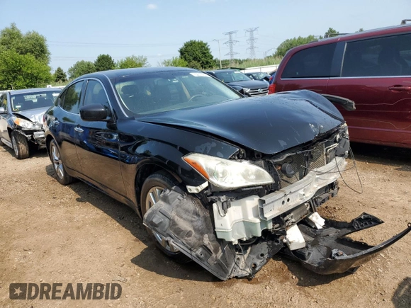 2012 Infiniti M37 with VIN JN1BY1AR9CM393291, listed as a Copart auction lot 62819994 with 248,641 mi miles and Salvage Title. Bid and sale history available at carsss.com. Image 4.