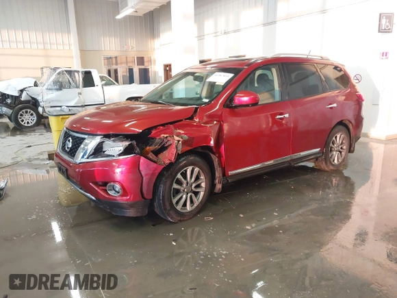 2016 Nissan Pathfinder Platinum z VIN 5N1AR2MM1GC617754, wystawiony jako IAAI lot #41387899 z przebiegiem 105 936 mil mil oraz . Historia ofert i sprzedaży dostępna na DreamBid. Obrazek 19.