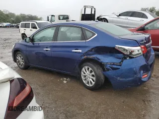 2018 Nissan Sentra SV with VIN 3N1AB7AP4JL643980, listed as a Copart auction lot 73711344 with 76,317 mi miles and Salvage Title. Bid and sale history available at DreamBid. Image 2.