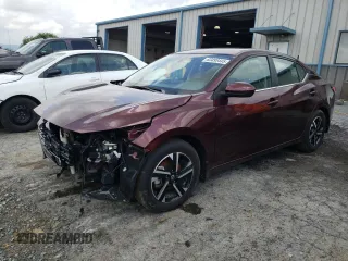 2024 Nissan Sentra SV with VIN 3N1AB8CVXRY306505, listed as a Copart auction lot 63493445 with 10,372 mi miles and Salvage title. Bid and sale history available at DreamBid. Image 1.