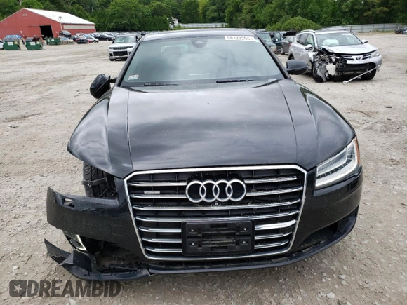 2015 Audi A8 4.0T with VIN WAU32AFD6FN013982, listed as a Copart auction lot 58122294 with 100,981 mi miles and Clean title. Bid and sale history available at DreamBid. Image 5.