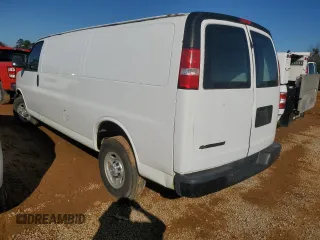 2017 Chevrolet Express Cargo Van with VIN 1GCWGBFG5H1338540, listed as a Copart auction lot 45241235 with 155,542 mi miles and Clean Title. Bid and sale history available at carsss.com. Image 2.