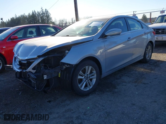 2013 Hyundai Sonata GLS with VIN 5NPEB4AC0DH720603, listed as a IAAI auction lot 41563302 with 155,453 mi miles and . Bid and sale history available at carsss.com. Image 2.