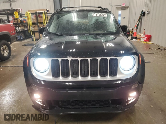 2018 Jeep Renegade Altitude with VIN ZACCJBBB8JPH68678, listed as a Copart auction lot 79133264 with 52,459 mi miles and Salvage title. Bid and sale history available at DreamBid. Image 5.