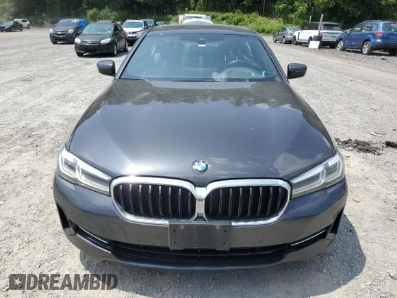 2021 BMW 5 Series 530i xDrive with VIN WBA13BJ01MWW93568, listed as a Copart auction lot 61368935 with 107,638 mi miles and Salvage title. Bid and sale history available at DreamBid. Image 5.