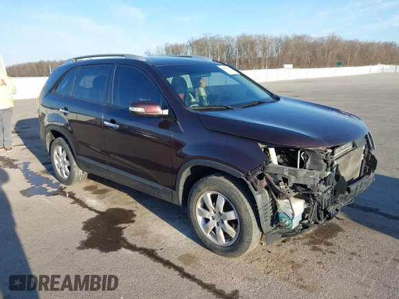 2011 Kia Sorento LX with VIN 5XYKT4A24BG148043, listed as a IAAI auction lot 41822246 with 208,824 mi miles and . Bid and sale history available at DreamBid. Image 1.