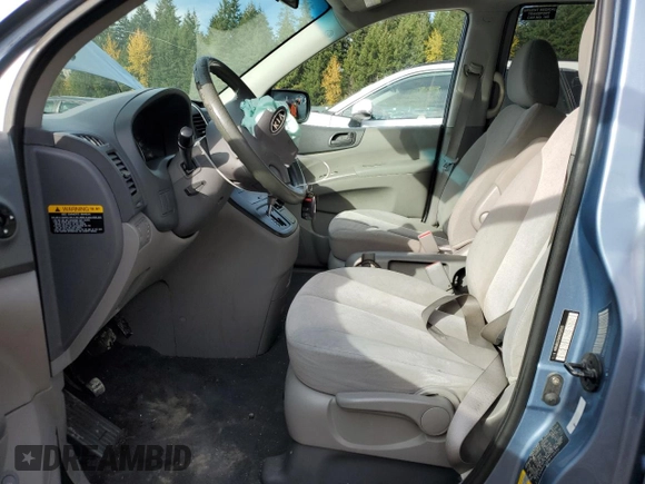 2009 Kia Sedona LX with VIN KNDMB233896312655, listed as a Copart auction lot 77863774 with 213,300 mi miles and Salvage Title. Bid and sale history available at carsss.com. Image 7.