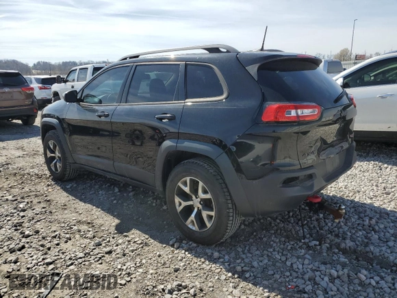 2017 Jeep Cherokee Trailhawk L Plus with VIN 1C4PJMBB5HW513075, listed as a Copart auction lot 49499425 with 136,185 mi miles and Salvage Title. Bid and sale history available at carsss.com. Image 2.