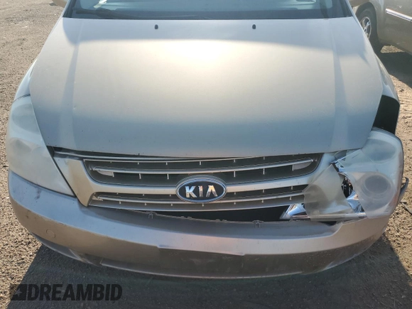 2008 Kia Sedona LX with VIN KNDMB233386231965, listed as a Copart auction lot 66211254 with 218,599 mi miles and Salvage Title. Bid and sale history available at carsss.com. Image 12.