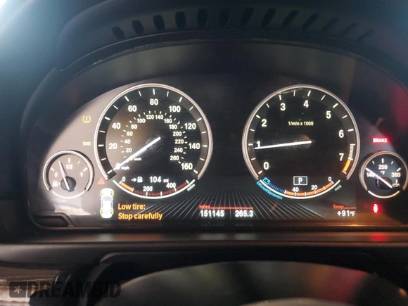 2014 BMW 5 Series 528i with VIN WBA5A5C5XED505208, listed as a Copart auction lot 54555285 with 151,145 mi miles and Clean Title. Bid and sale history available at DreamBid. Image 9.