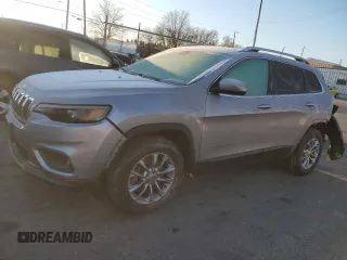 2019 Jeep Cherokee Latitude Plus with VIN 1C4PJMLB7KD269303, listed as a Copart auction lot 49542555 with 78,051 mi miles and Salvage Title. Bid and sale history available at carsss.com. Image 1.