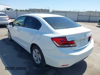 2015 Honda Civic Sedan LX with VIN 19XFB2F54FE250926, listed as a IAAI auction lot 41993601 with 119,881 mi miles. Bid and sale history available at carsss.com. Image 3.