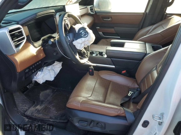 2022 Toyota Tundra 1794 Edition with VIN 5TFMA5DB0NX009609, listed as a Copart auction lot 86996704 with 79,697 mi miles and Salvage title. Bid and sale history available at DreamBid. Image 7.