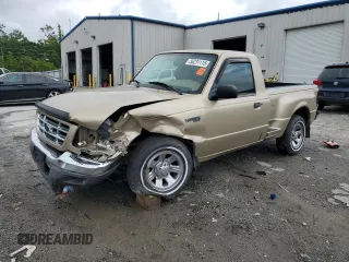 2002 Ford Ranger XL with VIN 1FTYR10D32TA02361, listed as a Copart auction lot 56231115 with 155,339 mi miles and Salvage title. Bid and sale history available at DreamBid. Image 1.