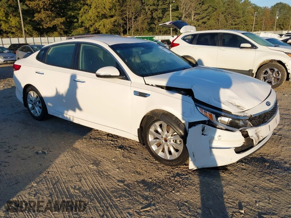 2018 Kia Optima LX with VIN 5XXGT4L32JG265716, listed as a IAAI auction lot 40645411 with 112,305 mi miles and . Bid and sale history available at DreamBid. Image 1.