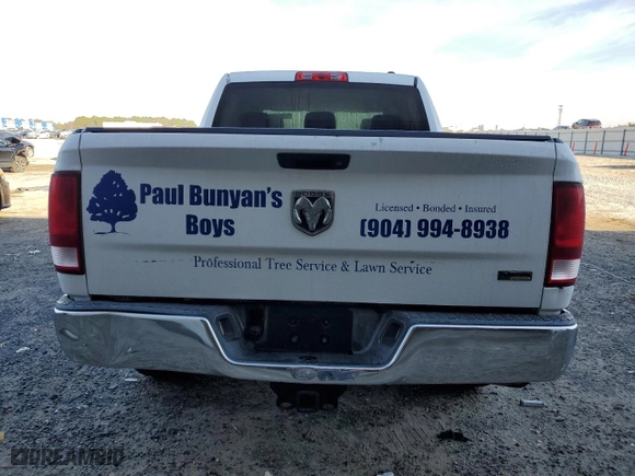 2010 Dodge Ram 1500 SLT with VIN 1D7RB1CP3AS180084, listed as a Copart auction lot 43014735 with 193,567 mi miles and Salvage Title. Bid and sale history available at carsss.com. Image 6.