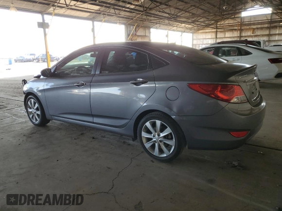 2014 Hyundai Accent GLS with VIN KMHCU4AE5EU765414, listed as a Copart auction lot 42359065 with 114,762 mi miles and Salvage Title. Bid and sale history available at carsss.com. Image 2.