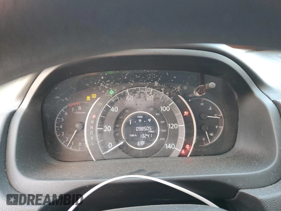 2016 Honda CR-V LX with VIN 2HKRM4H39GH706608, listed as a Copart auction lot 48391775 with 98,505 mi miles and Salvage Title. Bid and sale history available at carsss.com. Image 9.