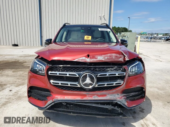 2022 Mercedes-Benz GLS with VIN 4JGFF5KE8NA648777, listed as a Copart auction lot 49036943 with 17,416 mi miles. Bid and sale history available at carsss.com. Image 5.
