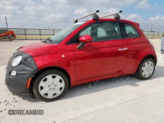 2015 FIAT 500 Pop z VIN 3C3CFFAR8FT581839, wystawiony jako Copart lot #59895855 z przebiegiem 63 424 mil mil oraz Czysty tytuł • Clean title. Historia ofert i sprzedaży dostępna na DreamBid. Obrazek 1.