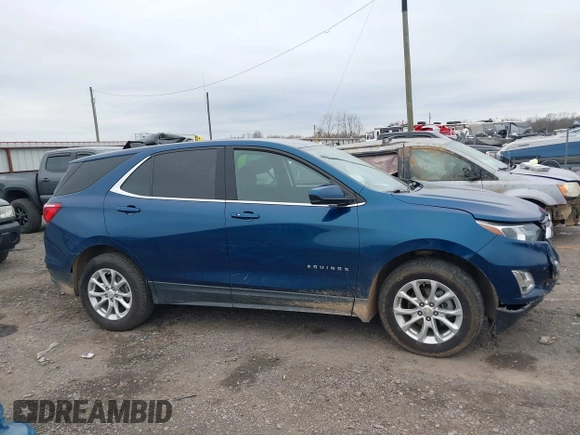 2020 Chevrolet Equinox LT with VIN 2GNAXKEV3L6172042, listed as a IAAI auction lot 41215954 with 142,919 mi miles and . Bid and sale history available at carsss.com. Image 13.