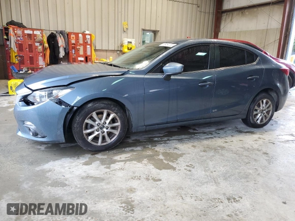 2015 Mazda 3 i Grand Touring z VIN 3MZBM1W75FM220907, wystawiony jako Copart lot #58464185 z przebiegiem 144 435 mil mil oraz Szkoda całkowita • Salvage title. Historia ofert i sprzedaży dostępna na DreamBid. Obrazek 1.
