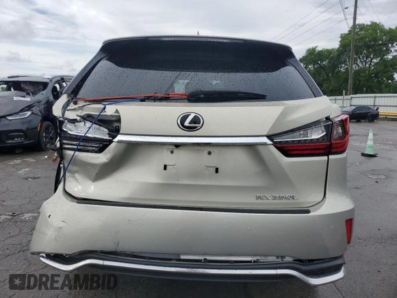 2020 Lexus RX 350L with VIN JTJHZKEA8L2017253, listed as a Copart auction lot 60213465 with 62,422 mi miles and Salvage title. Bid and sale history available at DreamBid. Image 6.