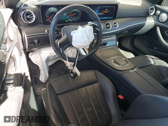 2022 Mercedes-Benz E 450 with VIN W1K1J5JB7NF186032, listed as a Copart auction lot 81662754 with 45,706 mi miles and Salvage title. Bid and sale history available at DreamBid. Image 8.