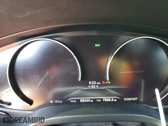 2019 BMW X3 sDrive30i with VIN 5UXTR7C53KLR44605, listed as a Copart auction lot 47634085 with 89,444 mi miles and Salvage Title. Bid and sale history available at carsss.com. Image 9.