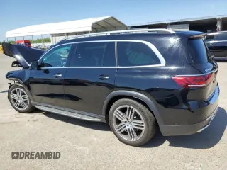 2021 Mercedes-Benz GLS 450 with VIN 4JGFF5KE8MA390873, listed as a Copart auction lot 58944395 with 47,115 mi miles and Salvage title. Bid and sale history available at DreamBid. Image 2.