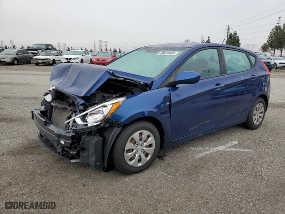 2017 Hyundai Accent SE with VIN KMHCT5AE8HU346972, listed as a Copart auction lot 48620405 with 108,450 mi miles and Salvage Title. Bid and sale history available at carsss.com. Image 1.