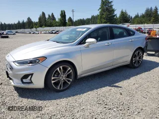 2019 Ford Fusion Titanium with VIN 3FA6P0K90KR271280, listed as a Copart auction lot 59572085 with 137,362 mi miles and Clean title. Bid and sale history available at DreamBid. Image 1.