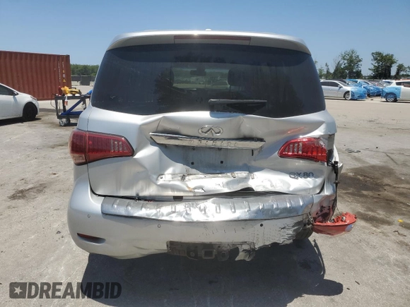 2017 Infiniti QX80 with VIN JN8AZ2NF1H9641902, listed as a Copart auction lot 59181515 with 188,681 mi miles and Salvage title. Bid and sale history available at DreamBid. Image 6.