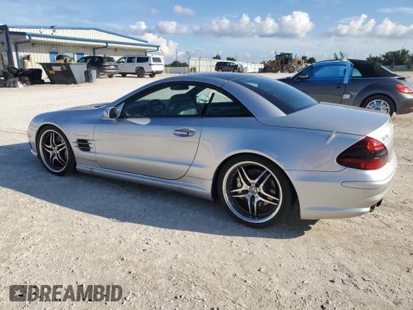 2004 Mercedes-Benz SL 55/63 AMG with VIN WDBSK74FX4F069435, listed as a Copart auction lot 73716494 with Not provided miles and Salvage title. Bid and sale history available at DreamBid. Image 2.